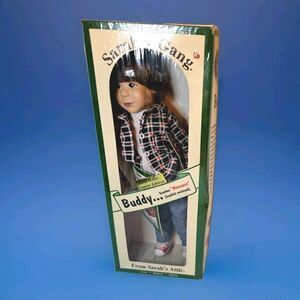 96 Sarah's Sarahs Gang BOY BUDDY DOLL Gold Premier Ed TEACHES MANNERS Mini Book